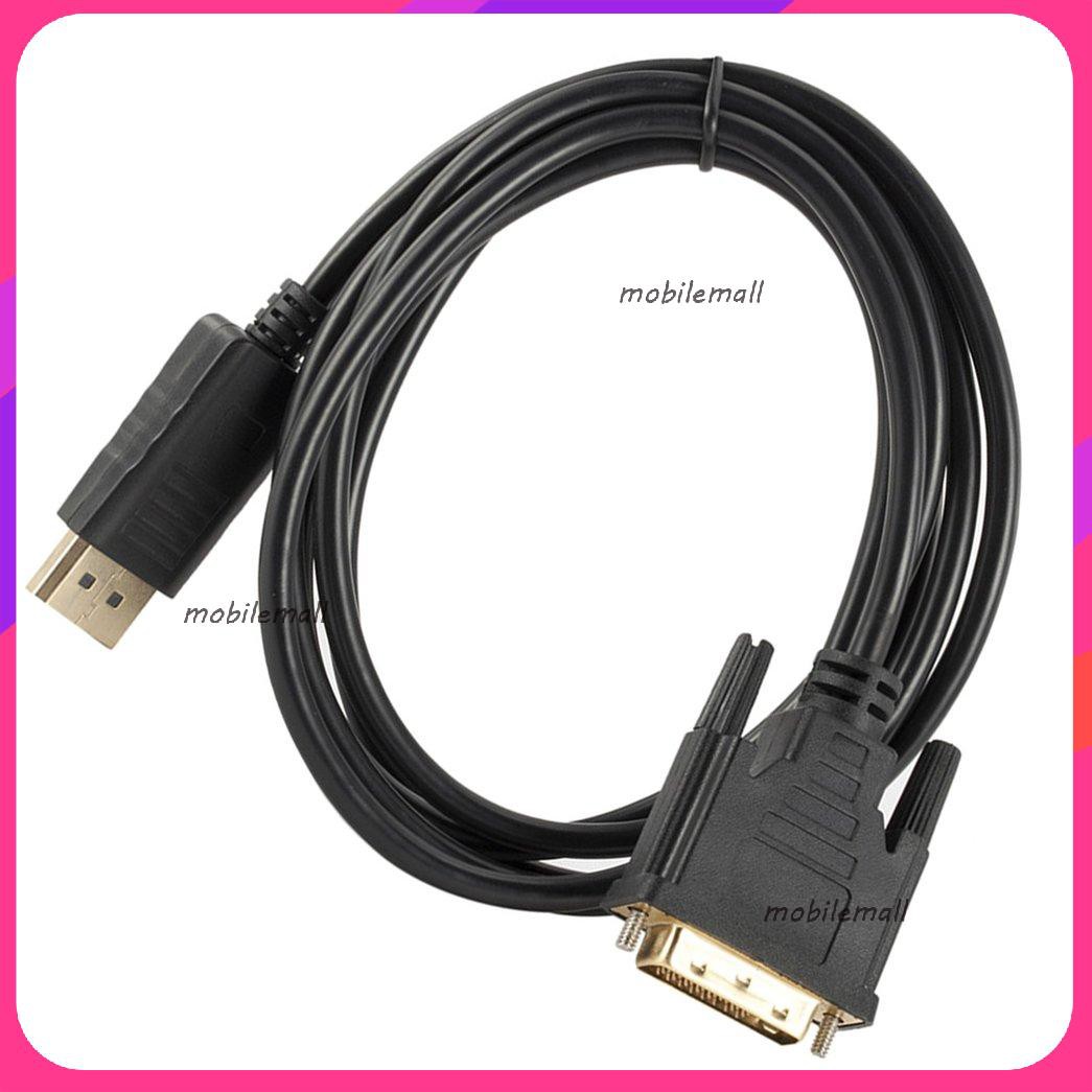 MớiDP to DVI adapter cable Displayport to DVI 24+1 adapter cable 1.8 meters