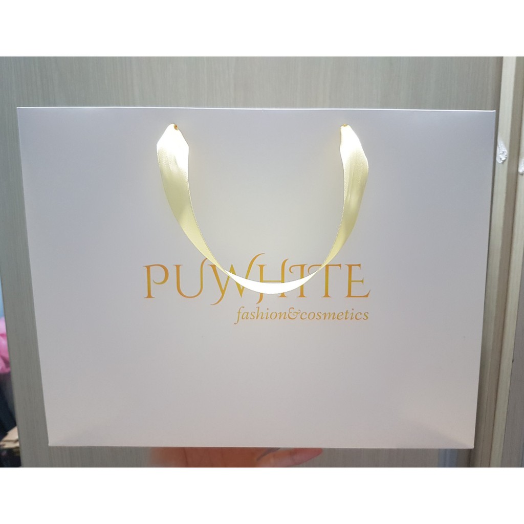 100 túi giấy ivory XL 30x23x12 in theo yêu cầu