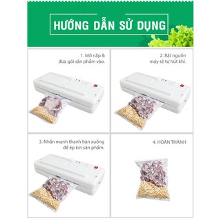 Máy hàn miệng túi/ Hút chân không 2 trong 1
