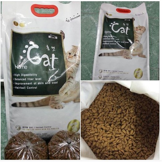 [Mã PET50K giảm Giảm 10% - Tối đa 50K đơn từ 250K] Thức ăn dạng khô cho mèo Home cats( 1kg)