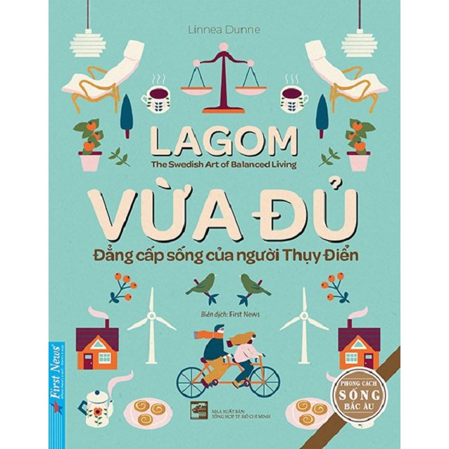 Sách - Combo Lagom + Sisu + Hygge + Ikigai + Sống thanh thản như người Thụy Điển (Tặng Kèm Túi Vải Canvas) - FirstNews T