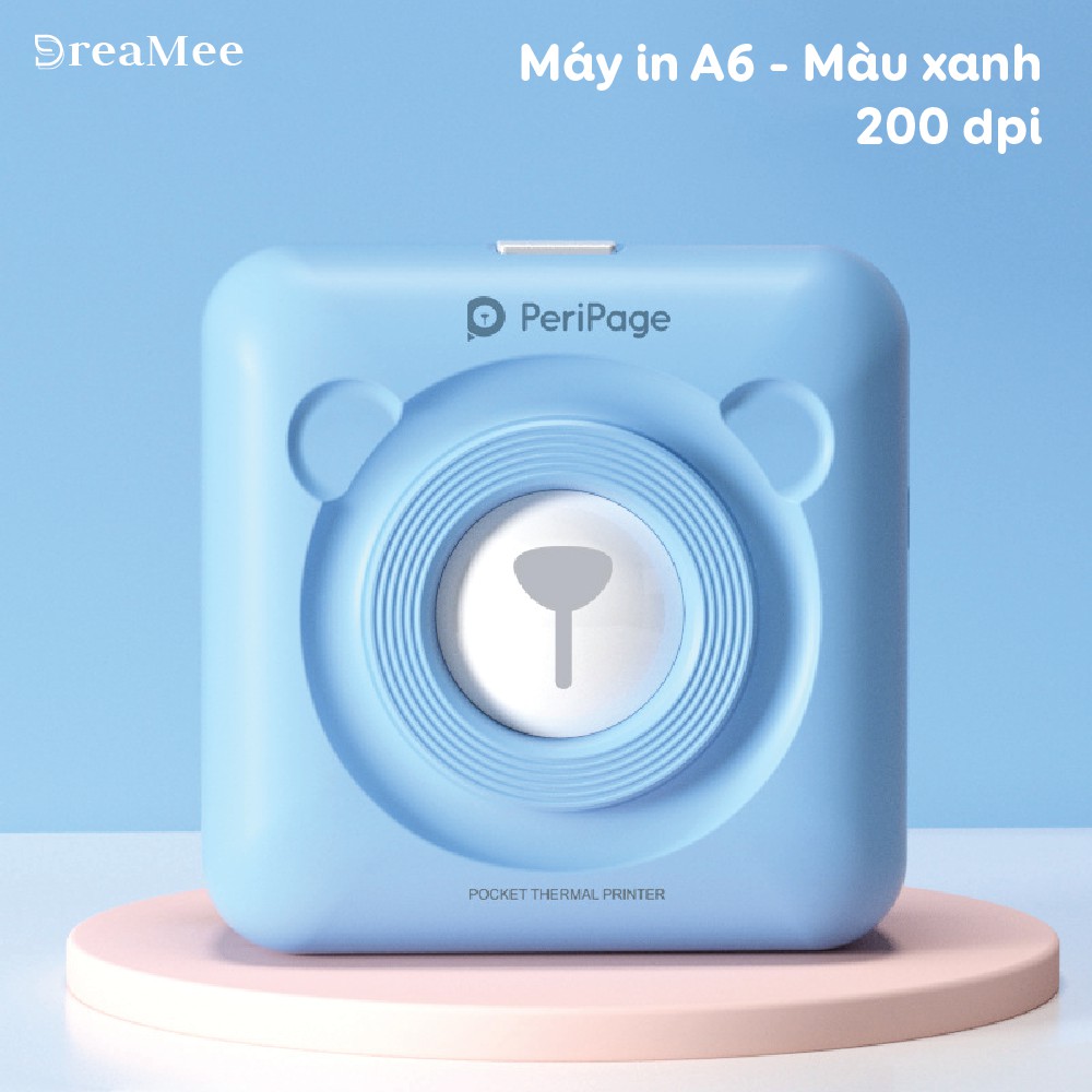 Máy in Nhiệt cầm tay Mini Bluetooth Peripage A6, A6s không dây bỏ túi ❤ in ảnh, tài liệu, in hóa đơn | BigBuy360 - bigbuy360.vn