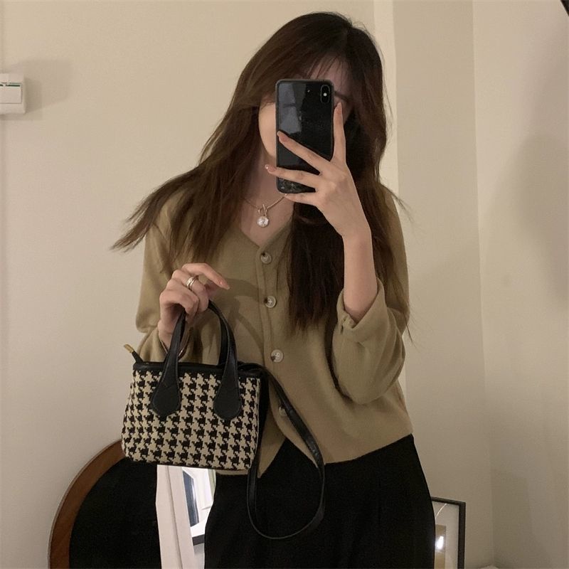 Jiashucheng Túi Xách Mini Thiết Kế Mới Thời Trang Mùa Xuân Hè Theo Phong Cách Pháp Cho Nữ