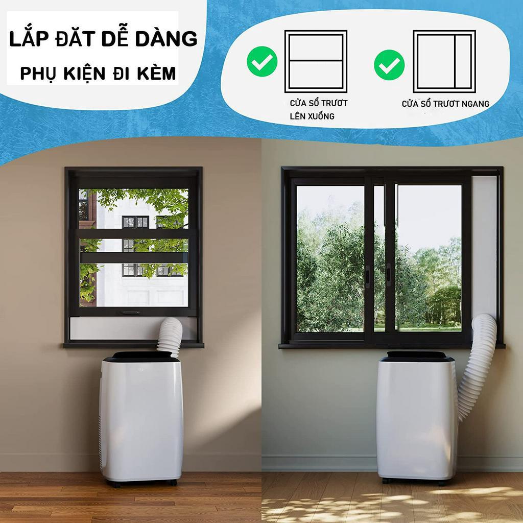 Điều hòa di động đứng 12.000 BTU nhập khẩu Fujihome, máy lạnh di động mini đa năng thông minh chính hãng