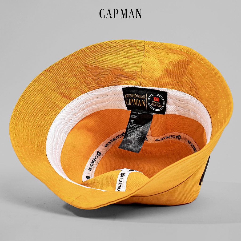Mũ bucket vành cụp chính hãng CAPMAN vải jean CM181