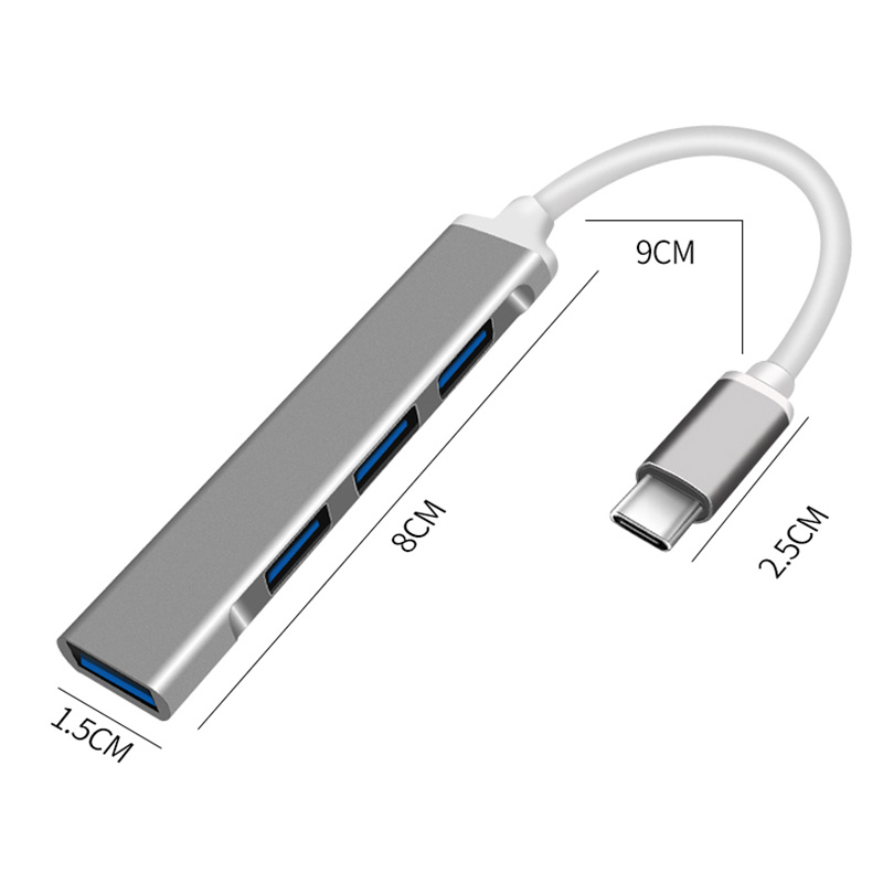 Bộ chia 4 cổng USB Type C 3.1 cho MacBook Ankndo&lt;br&gt;