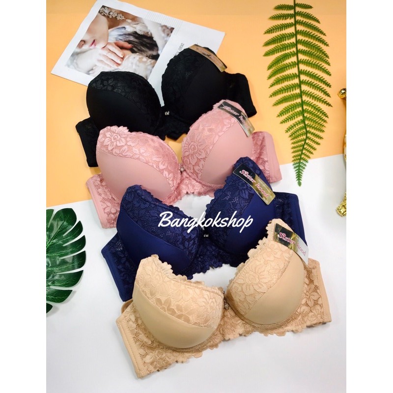 Áo lót áo ngực bigsize có gọng quả viền ren sexy nâng ngực hạn chế chảy xệ hãng SISTERHOOD 2229 nhập khẩu Thái Lan