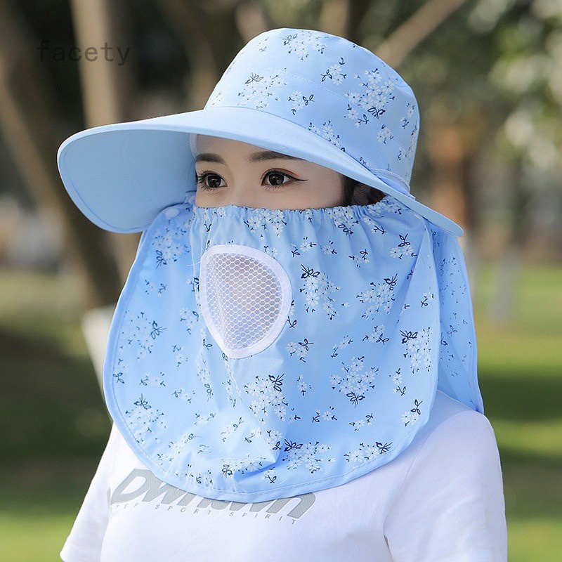 Mũ Rộng Vành Che Nắng Thoáng Khí In Họa Tiết Cherry Dễ Thương