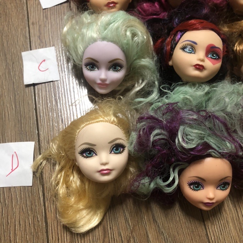 B8B- Đầu head búp bê ever after high