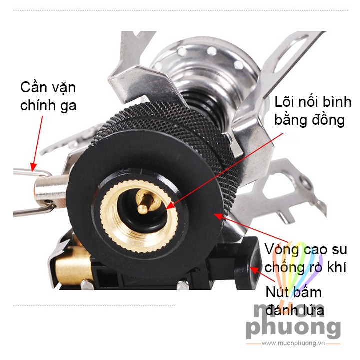 Bếp ga dã ngoại mini gắn trực tiếp vào bình - MUÔN PHƯƠNG SHOP