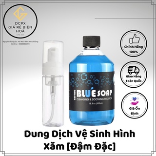 BlueSoap Đậm Đặc Dung dịch vệ sinh Phun Xăm - Tattoo làm sạch mực xăm khử trùng tốt cho da - chai 500ml