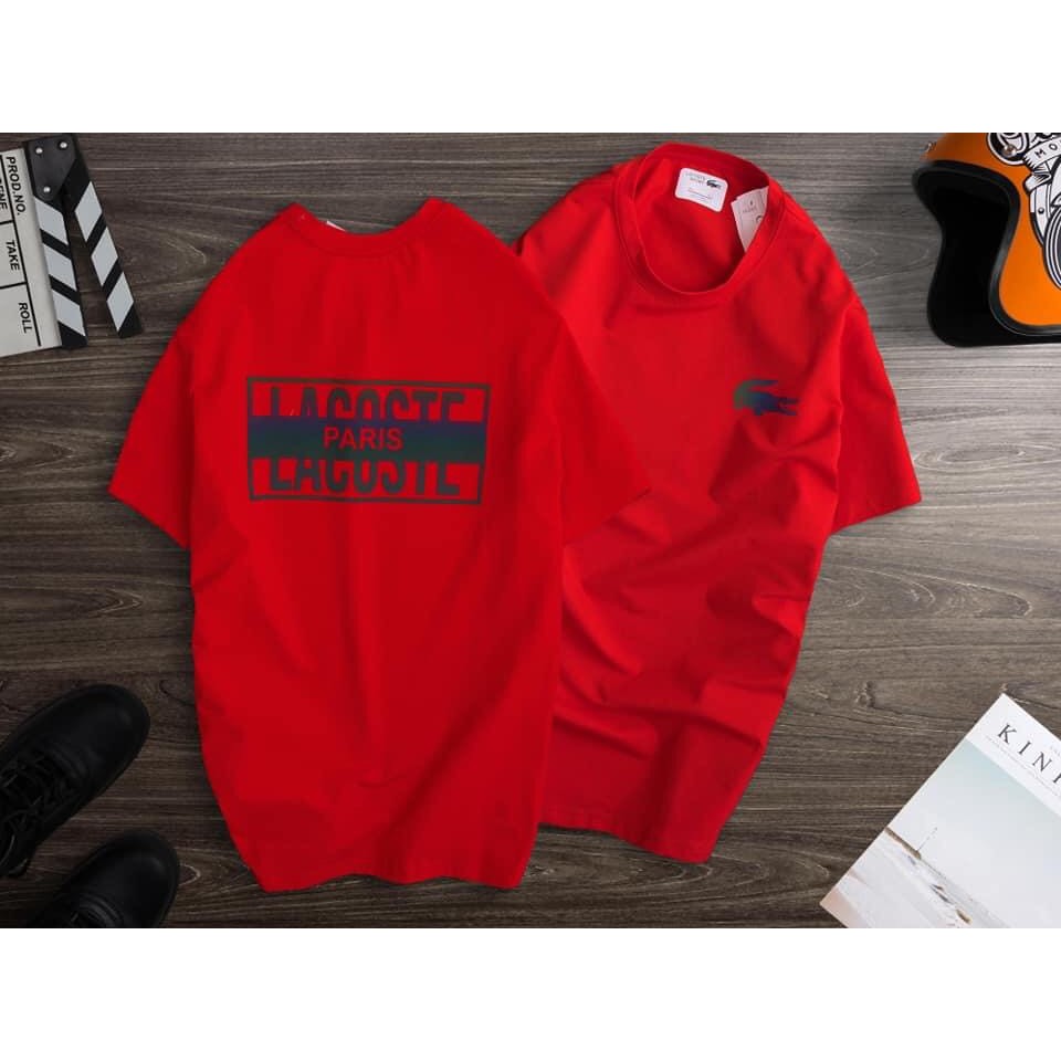 Áo thun lacoste phông cotton mát, thun nam nữ đẹp, áo unisex