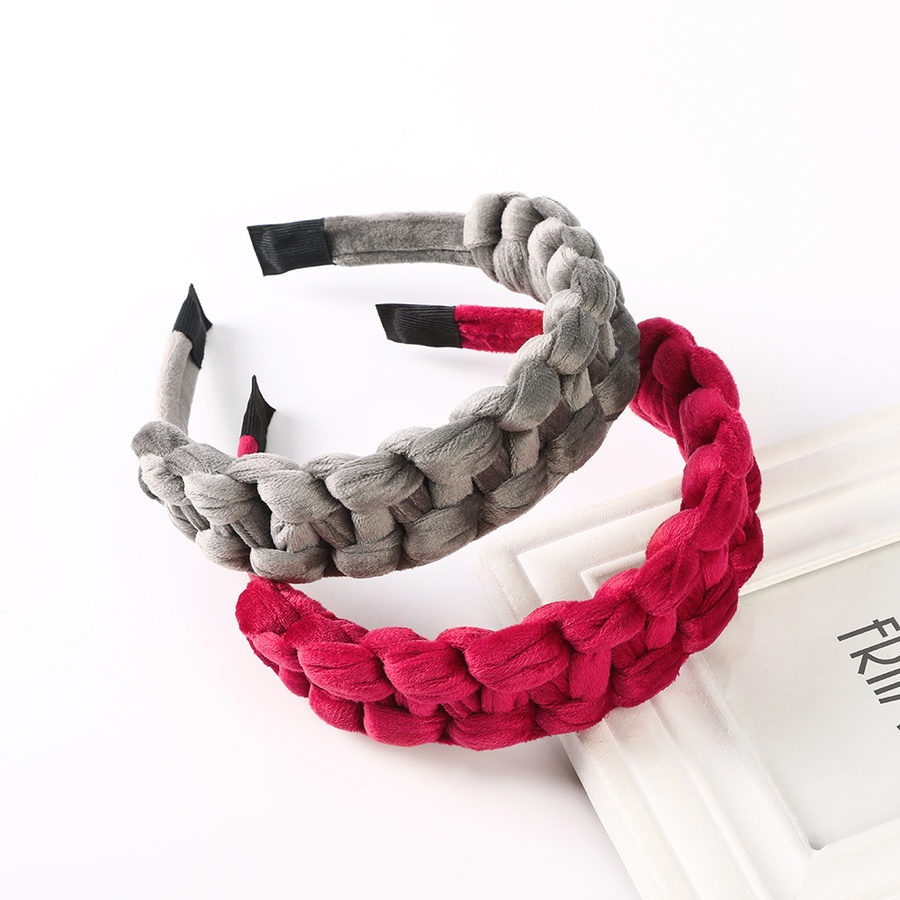 Băng đô bằng nhung bản rộng phong cách Hàn Quốc cho nữ