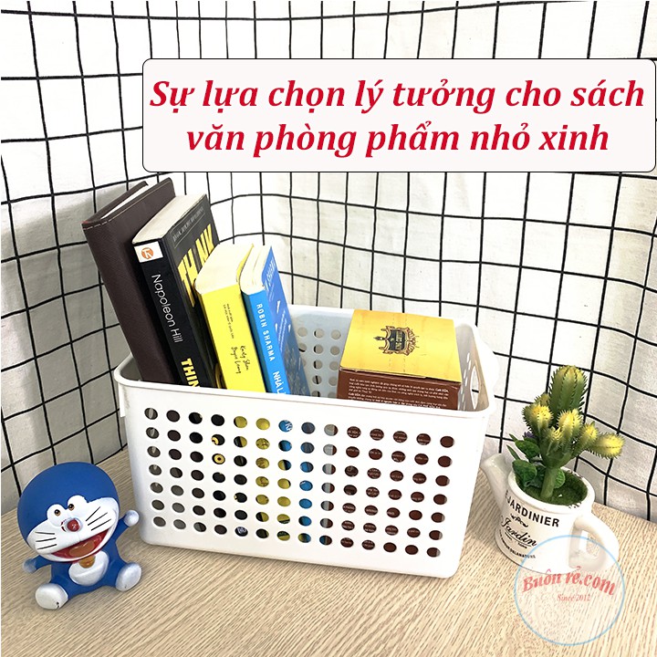 Khay nhựa Pháp dáng cao màu sắc nhã nhặn đựng đồ đa năng Song Long 2617 Buôn Rẻ 01158