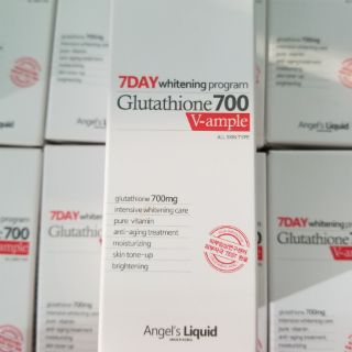 HUYẾT THANH trắng da 7day Whitening Program Glutathione V-ample