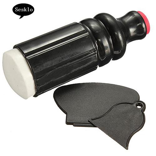 Đồ Chơi Nhân Vật SK SK Độc Đáo Sáng Tạo☀1 Bộ Dụng Cụ In Hình Móng Tay Màu Đen