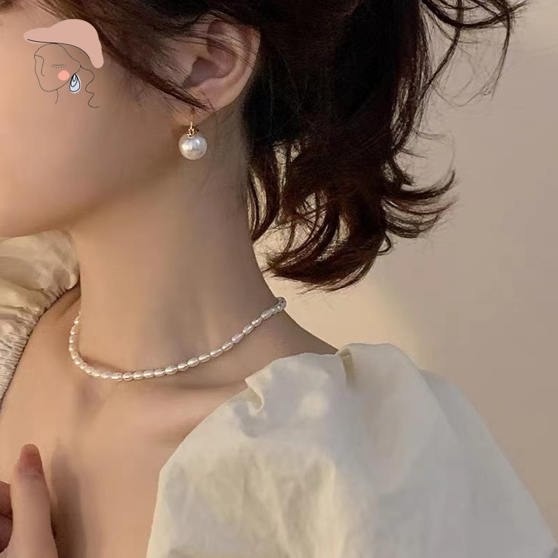 Bông Tai Mạ Bạc 925 Kiểu Dáng Đơn Giản Thời Trang Dành Cho Nữ