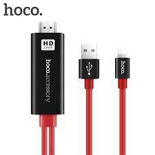 Cáp Kết Nối HDMI Cho iPhone / iPad Hoco 2M UA4 (Đỏ) - Hàng chính hãng