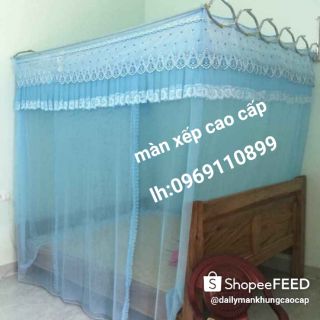 Màn Xếp Cao Cấp ( Chỉ Có Màn Chưa Bao Gồm Khung)