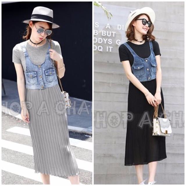 💥Sale Sốc 💥Chân Váy Midi Voan Dập Ly Nhiều Màu Lựa Chọn | BigBuy360 - bigbuy360.vn