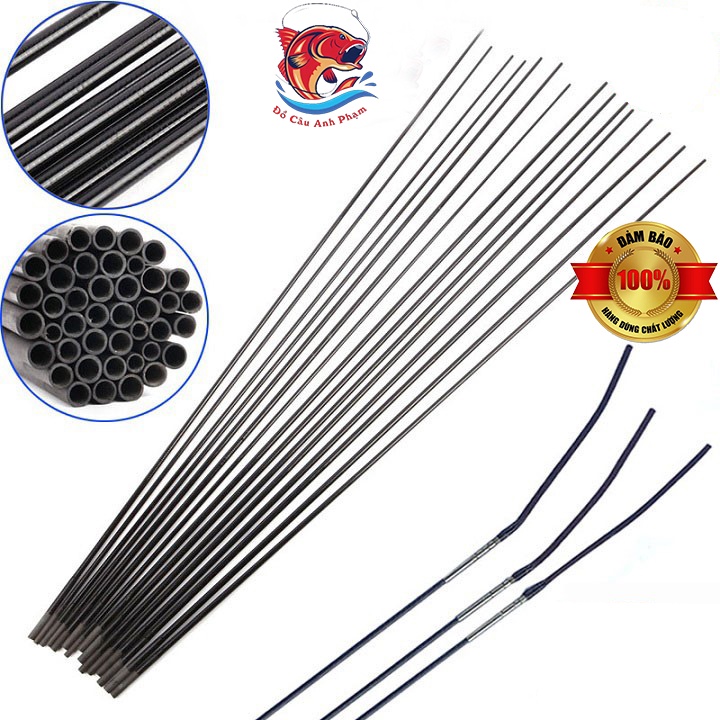 Ngọn Cần Câu Tay Câu Đơn Đài 5H 6H 8H Carbon Siêu Rẻ Đọt Cần 5H 6H 8H PKT-9