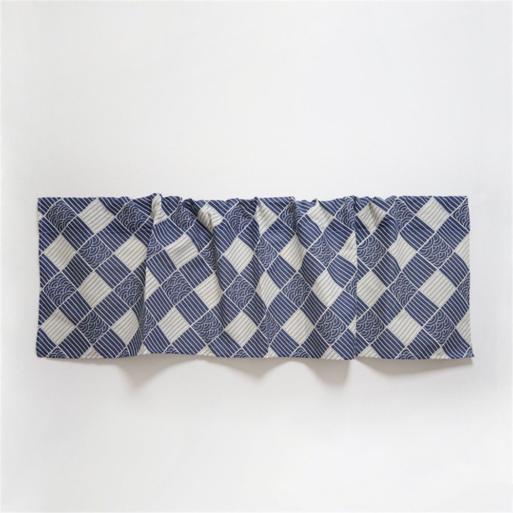 Rèm cửa ngắn nhiều họa tiết tùy chọn phong cách Nhật Bản đơn giản thanh lịch trang trí nhà bếp