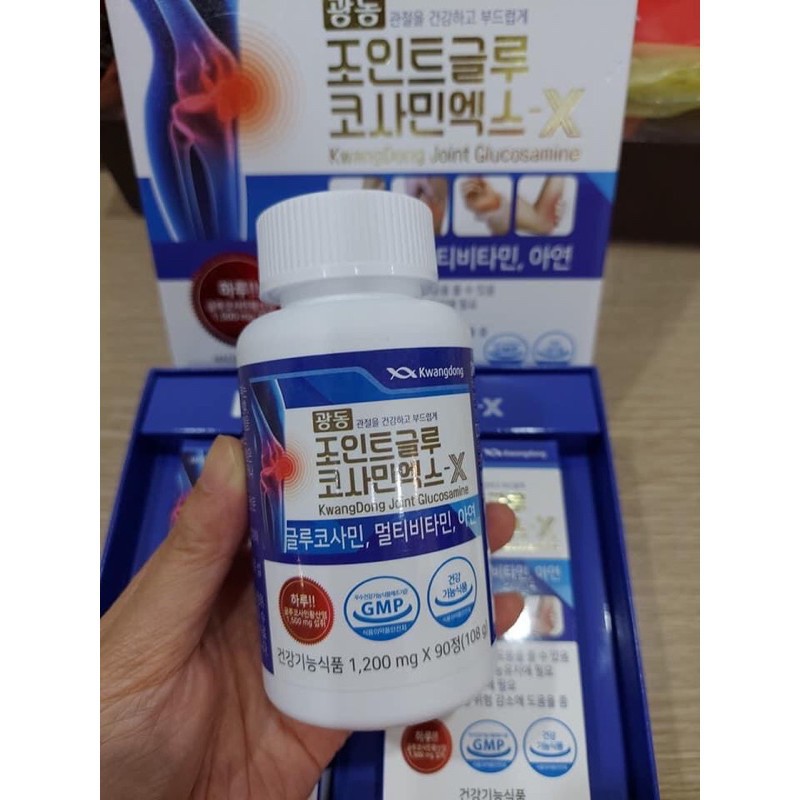 Viên Uống Glucosamin KWANGDONG Hàn Quốc, Hộp 90V *1350mg