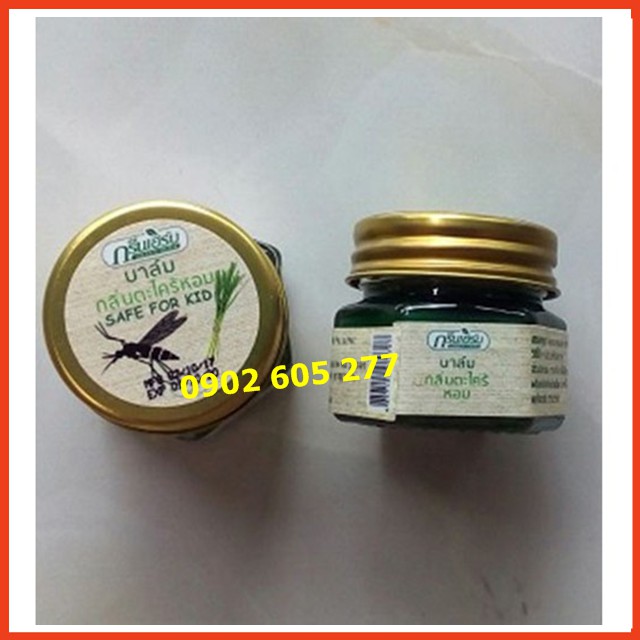 [Giá Sập Sàn]Dầu Cù Là Green Herb muỗi xả thái lan 20gr