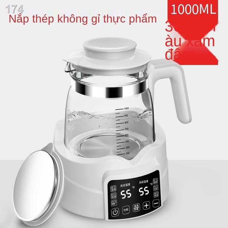 [hàng mới]Ấm siêu tốc bình giữ nhiệt tích hợp máy pha trà điện hâm nóng gia dụng tự động công suất lớn