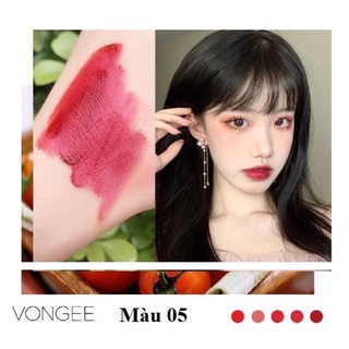 SET 5 CÂY SON NHUNG TONE MÀU SIÊU CHUẨN