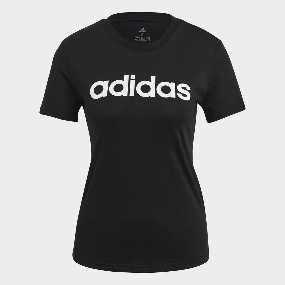 [Mã WABRDAS68 giảm 10% tối 150k đơn từ 1 triệu] Áo Tee adidas Nữ LOUNGEWEAR Essentials Slim Logo Tee Màu đen GL0769
