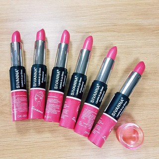 Son hai đầu Sivanna Lipstick & Lip Gloss