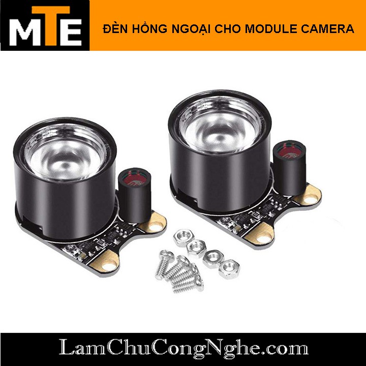 Đèn LED Hồng Ngoại cho Module Camera Raspberry Pi Quan Sát Ban Đêm 5V 3W