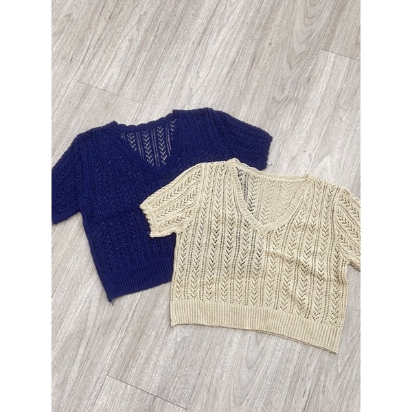len croptop navy - nude