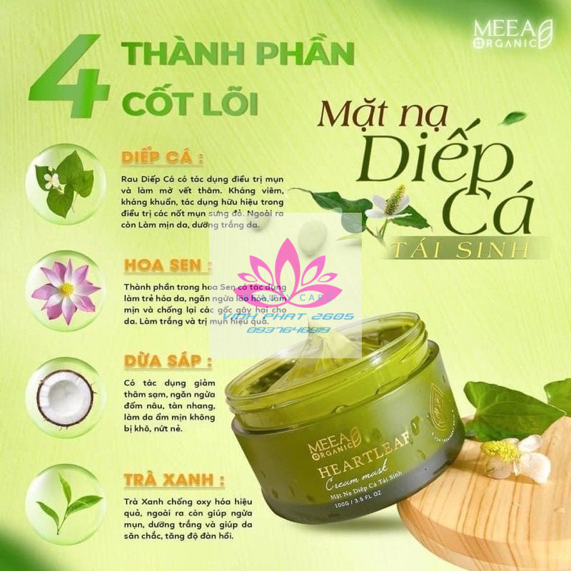 Mặt Nạ Diếp Cá Mea Chính Hãng