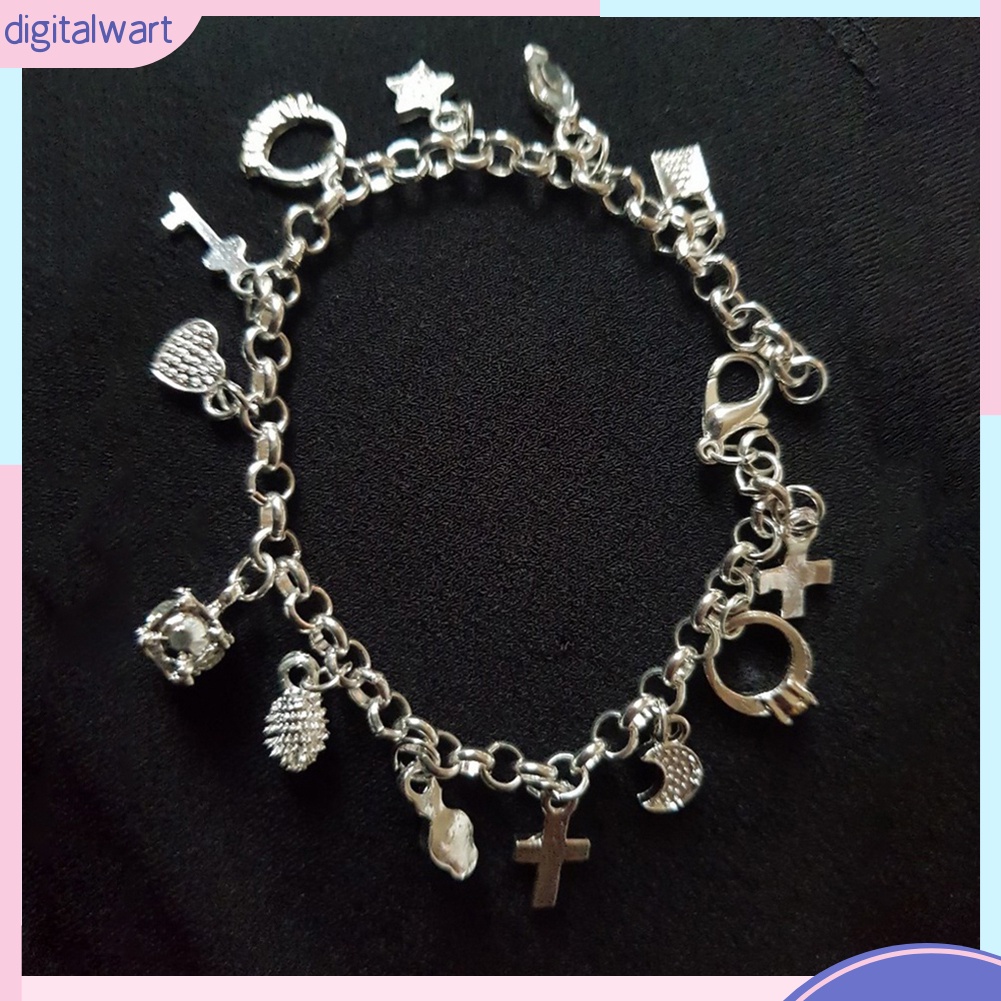 Vòng Đeo Tay Mạ Bạc Kiểu Dáng Đơn Giản Thanh Lịch Dành Cho Nữ