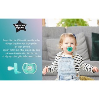 Ty ngậm Tommee Tippee 0-6 tháng vỉ 1 cái