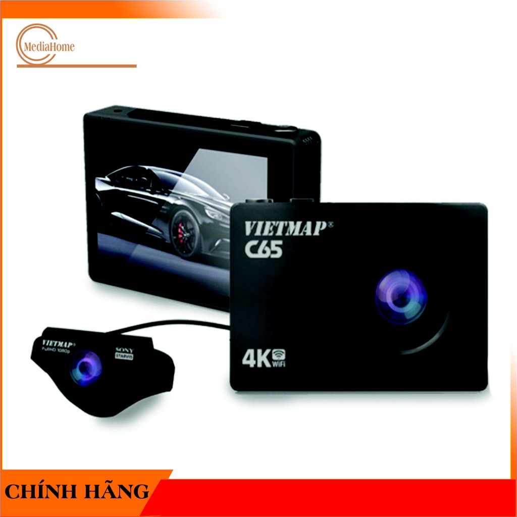 [Chính Hãng] Camera hành trình VIETMAP C65  ghi hình trước sau