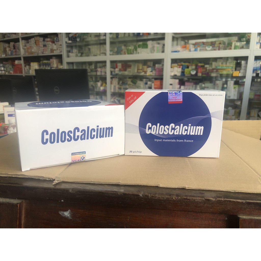 Coloscalcium -Bổ sung Vitamin K2, D3- có tác dụng giúp tăng cường hấp thu và vận chuyển canxi vào xương- giúp xương khỏe