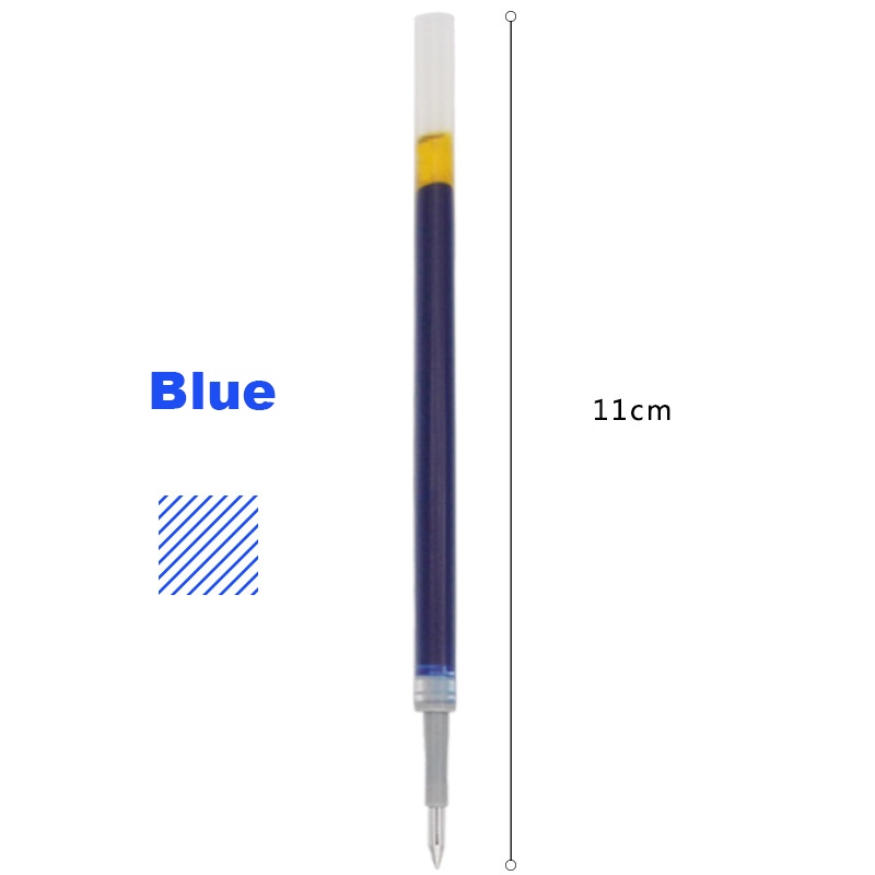 Đốm!Set 10/100 Ruột Bút Bi Màu Đen/Xanh Dương/Đỏ/Xanh Dương/Xanh Dương/Đỏ/Xanh Dương 0.5mm Tiện Dụng