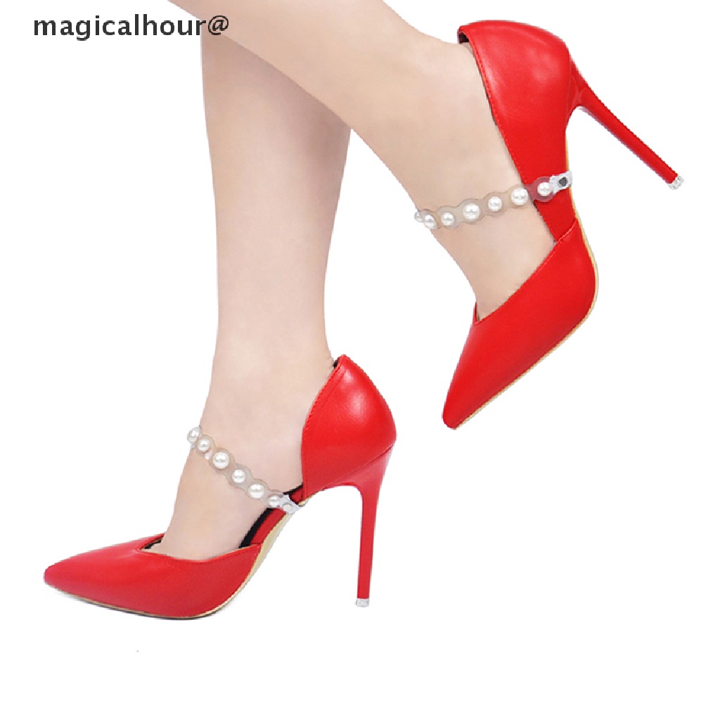 1 Cặp Dây Đeo Giày Cao Gót Co Giãn Chống Rơi Thời Trang Dành Cho Nữ Mới