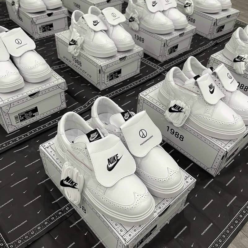 Giày Sneakers KWONDO_1 X FEACEMINUSONE, Giầy thể thao, Giầy nam Bản Hoa Cúc Mẫu giày đế cao tôn dáng dễ phối đồ full Box