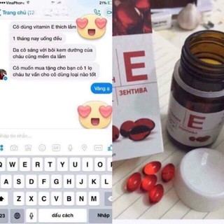 Chính Hãng - Vitamin E đỏ Nga 270mg