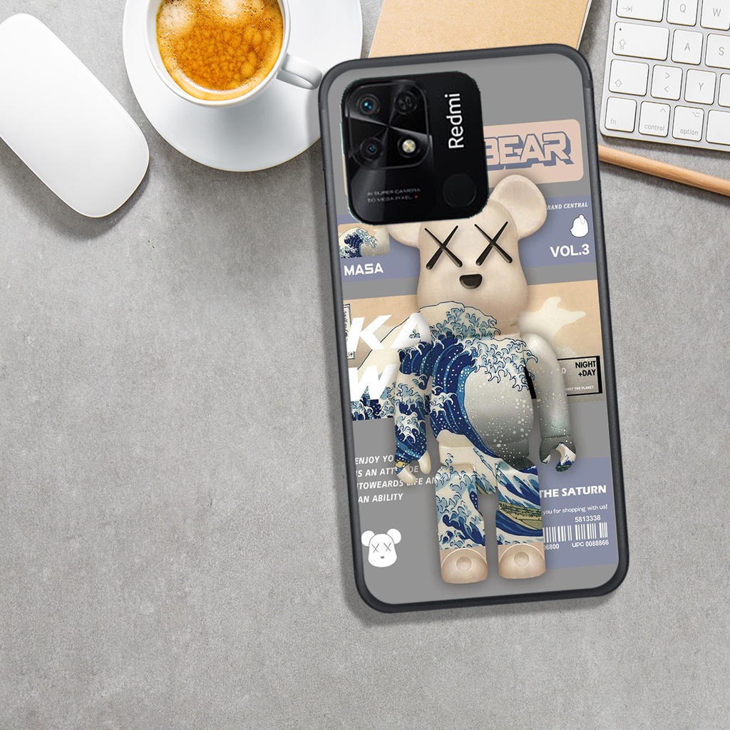 ỐP LƯNG REDMI 10A. IN HÌNH GẤU BEAR@BRICK BAO NGẦU, ĐẸP.