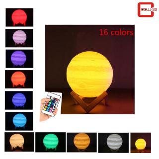 Đèn Led Chiếu Hình Sao Mộc 3d 16 Màu Kèm Remote Điều Khiển