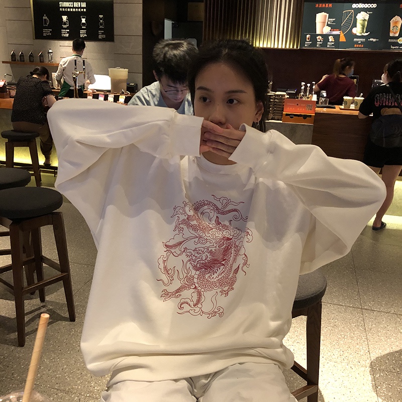 NRVP Áo Hoodie Thiết Kế Đơn Giản Thời Trang Hàn Quốc Cho Nữ