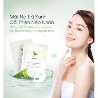 Mặt Nạ Trà Xanh Làm Trắng Và Cải Thiện Nếp Nhăn