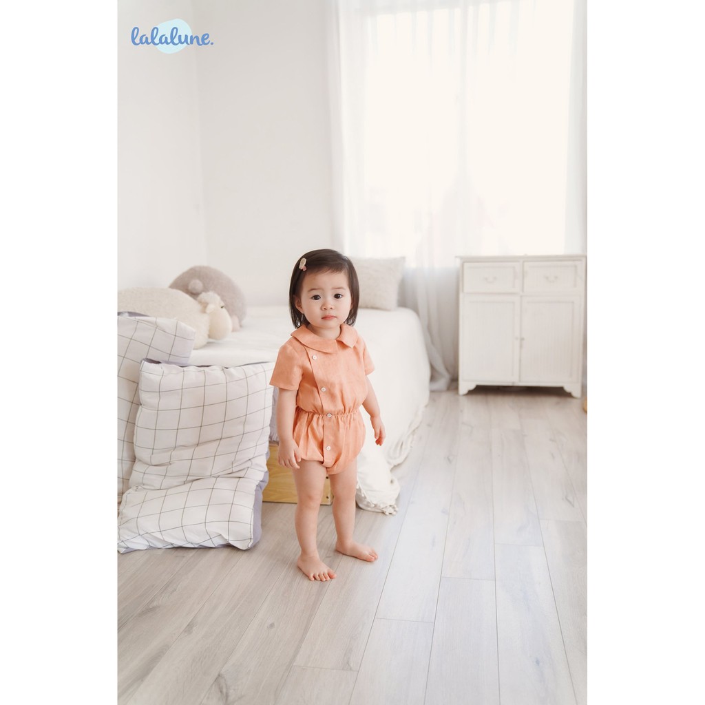 Bodysuit màu cam lalalune cho bé gái 6-18m