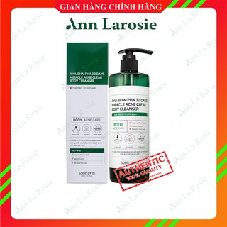 Sữa Tắm Hết Mụn Lưng Somebymi AHA.BHA.PHA 30 Days Miracle clear body cleanser 400g
