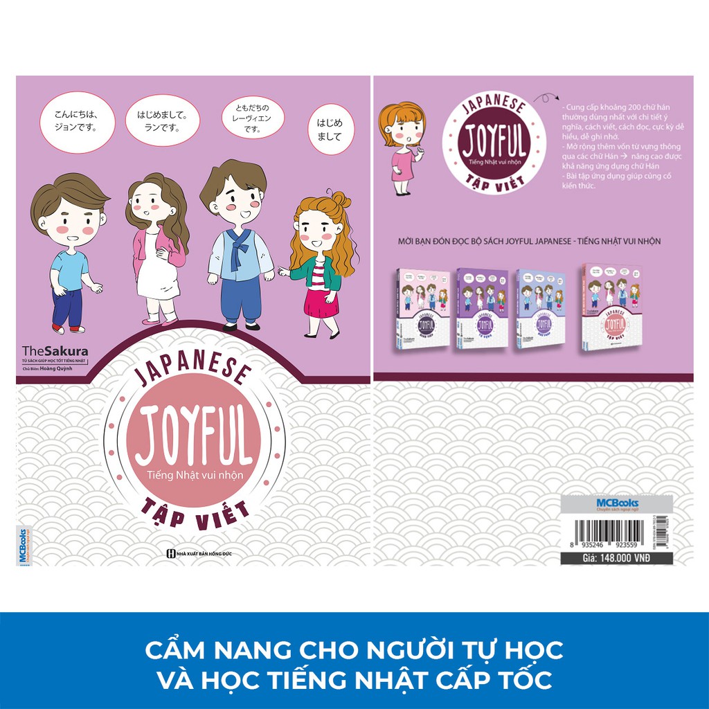 Sách - Joyful Japanese - Tiếng Nhật Vui Nhộn Phần Tập Viết